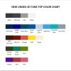 tank top color chart - AFI Band Shop